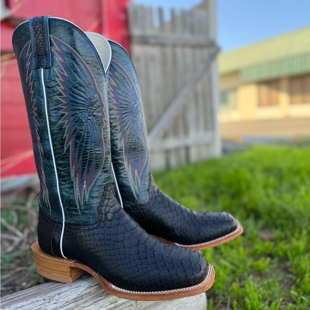 Mens Westen Boots Python Original - image 4